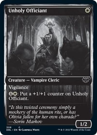 Unholy Officiant Innistrad: Double Feature Magic card