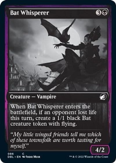 Bat Whisperer Innistrad: Double Feature Magic card