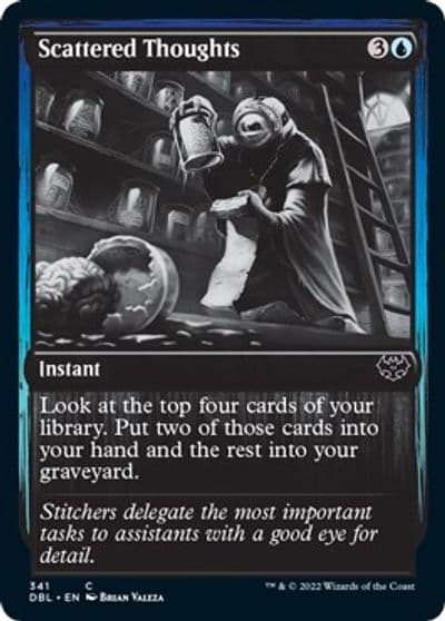 Scattered Thoughts Innistrad: Double Feature Magic card