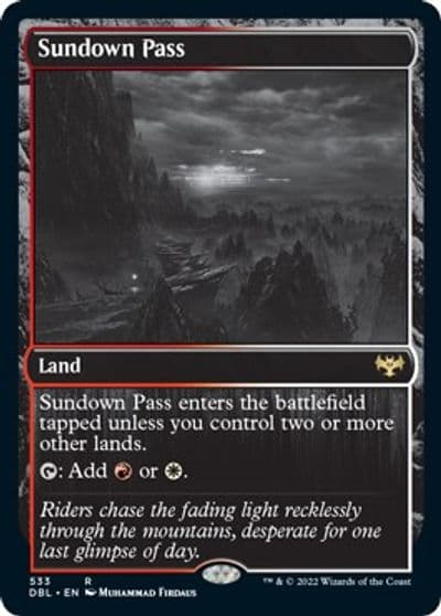 Sundown Pass Innistrad: Double Feature Magic card