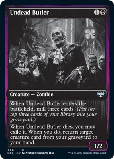 Undead Butler Innistrad: Double Feature Magic card