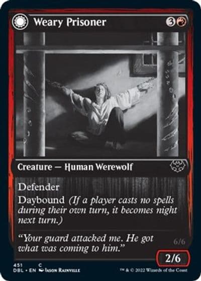 Weary Prisoner Innistrad: Double Feature Magic card