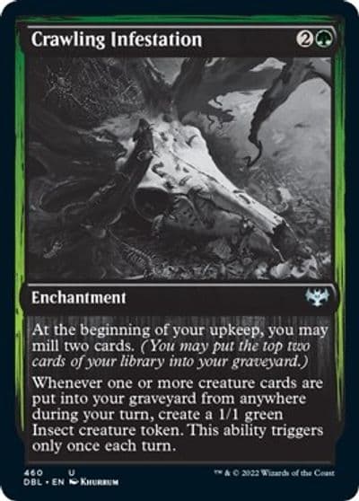 Crawling Infestation Innistrad: Double Feature Magic card