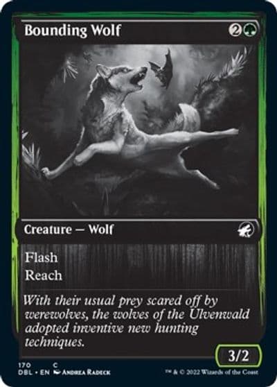 Bounding Wolf Innistrad: Double Feature Magic card