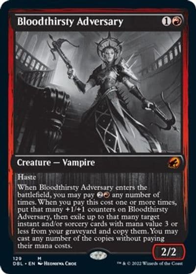 Bloodthirsty Adversary Innistrad: Double Feature Magic card