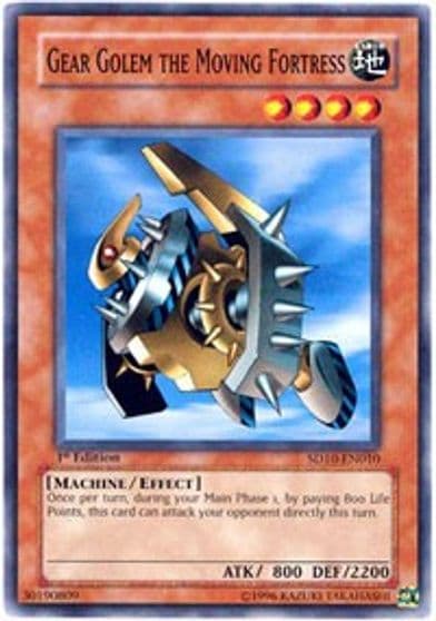 Gear Golem the Moving Fortress Structure Deck: Machine Re-Volt Yu-Gi-Oh! card