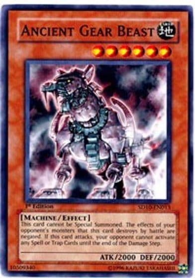 Ancient Gear Beast Structure Deck: Machine Re-Volt Yu-Gi-Oh! card