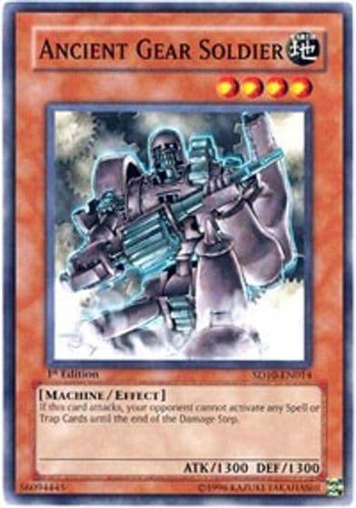Ancient Gear Soldier Structure Deck: Machine Re-Volt Yu-Gi-Oh! card