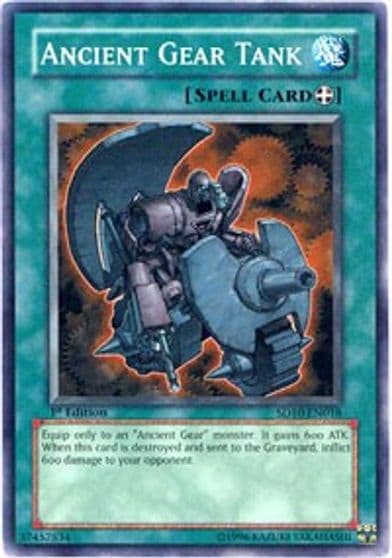 Ancient Gear Tank Structure Deck: Machine Re-Volt Yu-Gi-Oh! card