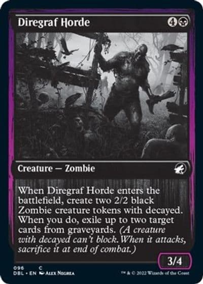 Diregraf Horde Innistrad: Double Feature Magic card
