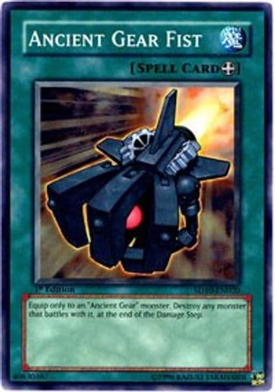 Ancient Gear Fist Structure Deck: Machine Re-Volt Yu-Gi-Oh! card