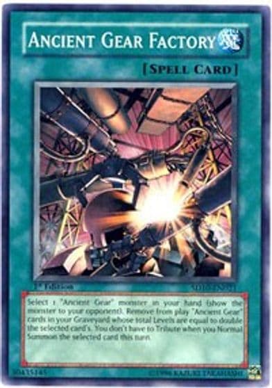 Ancient Gear Factory Structure Deck: Machine Re-Volt Yu-Gi-Oh! card