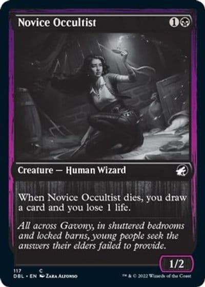 Novice Occultist Innistrad: Double Feature Magic card