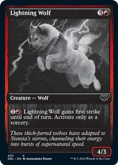 Lightning Wolf Innistrad: Double Feature Magic card