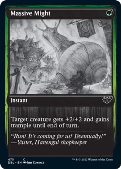 Massive Might Innistrad: Double Feature Magic card