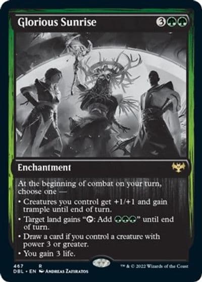 Glorious Sunrise Innistrad: Double Feature Magic card