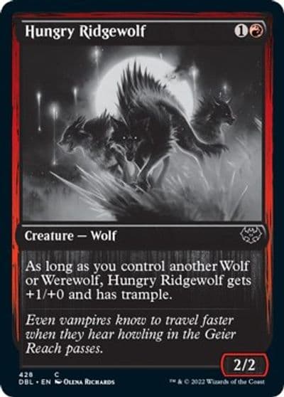 Hungry Ridgewolf Innistrad: Double Feature Magic card