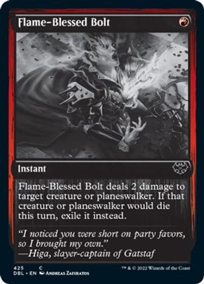 Flame Blessed Bolt Innistrad: Double Feature Magic card
