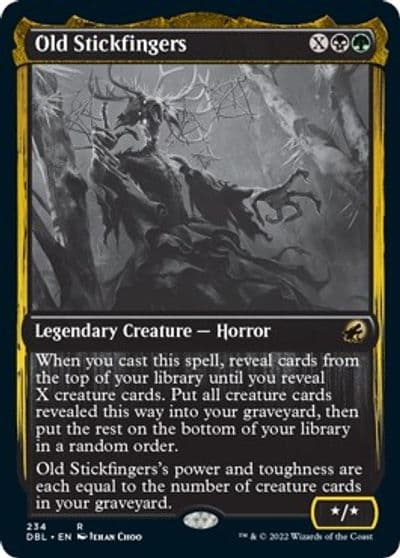 Old Stickfingers Innistrad: Double Feature Magic card