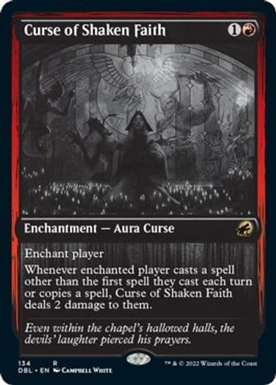 Curse of Shaken Faith Innistrad: Double Feature Magic card