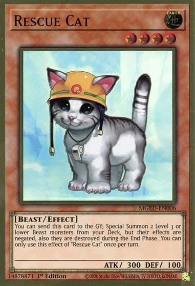 Rescue Cat Maximum Gold: El Dorado Yu-Gi-Oh! card