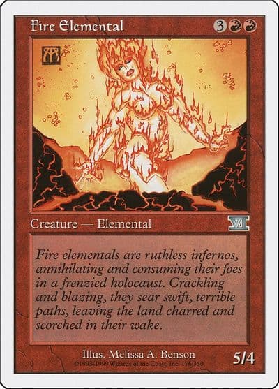 Fire Elemental Classic Sixth Edition Magic card