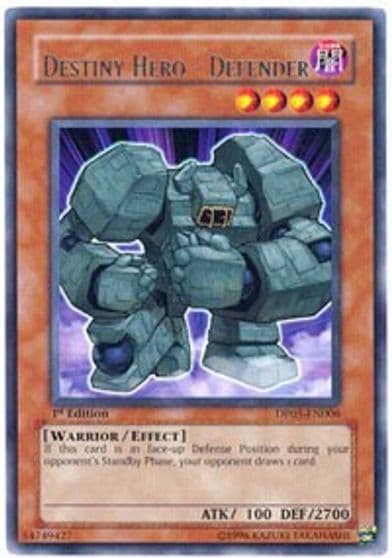 Destiny Hero Defender Duelist Pack 5: Aster Phoenix Yu-Gi-Oh! card
