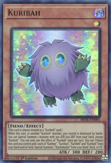 Kuribah Brothers of Legend Yu-Gi-Oh! card
