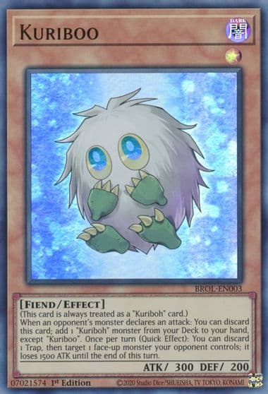 Kuriboo Brothers of Legend Yu-Gi-Oh! card