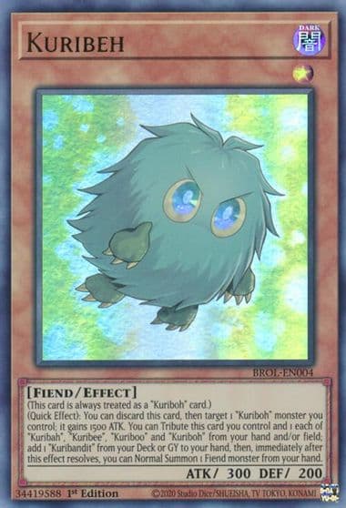 Kuribeh Brothers of Legend Yu-Gi-Oh! card