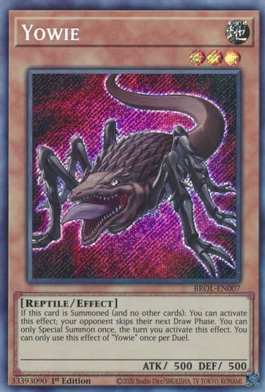 Yowie Brothers of Legend Yu-Gi-Oh! card