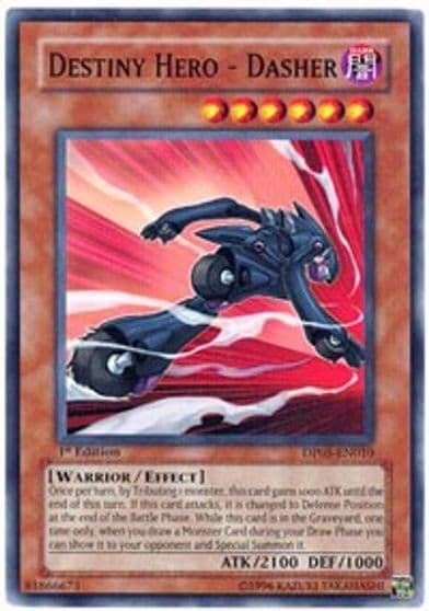 Destiny HERO Dasher Duelist Pack 5: Aster Phoenix Yu-Gi-Oh! card