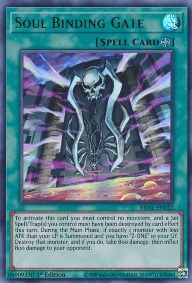 Soul Binding Gate Brothers of Legend Yu-Gi-Oh! card