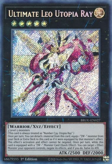 Ultimate Leo Utopia Ray Brothers of Legend Yu-Gi-Oh! card