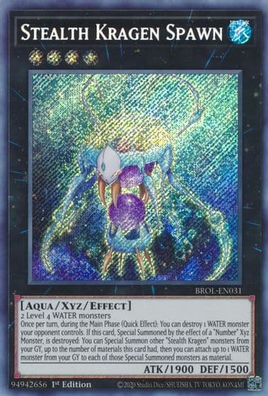 Stealth Kragen Spawn Brothers of Legend Yu-Gi-Oh! card