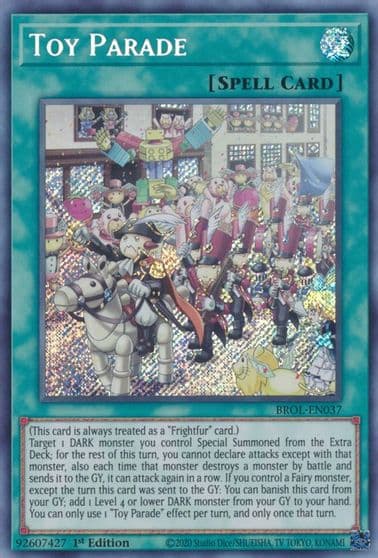 Toy Parade Brothers of Legend Yu-Gi-Oh! card