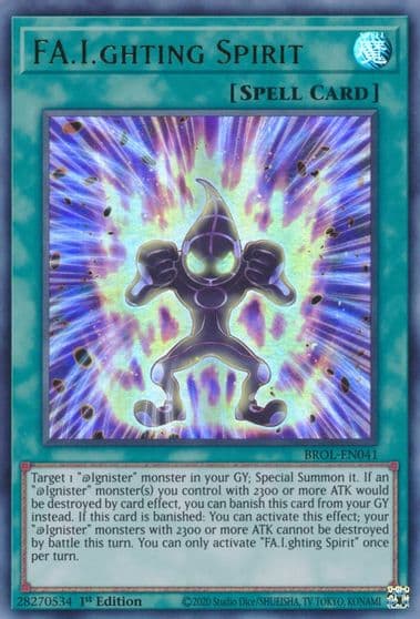 FAIghting Spirit Brothers of Legend Yu-Gi-Oh! card