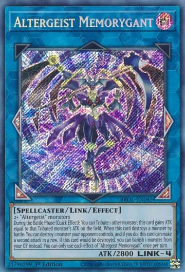 Altergeist Memorygant Brothers of Legend Yu-Gi-Oh! card