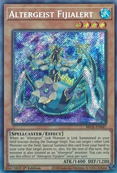 Altergeist Fijialert Brothers of Legend Yu-Gi-Oh! card