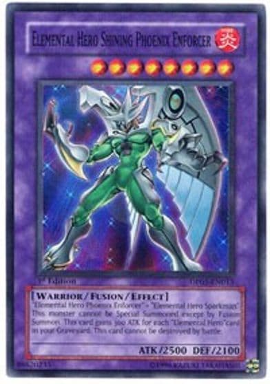 Elemental Hero Shining Phoenix Enforcer Duelist Pack 5: Aster Phoenix Yu-Gi-Oh! card