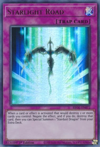 Starlight Road Brothers of Legend Yu-Gi-Oh! card