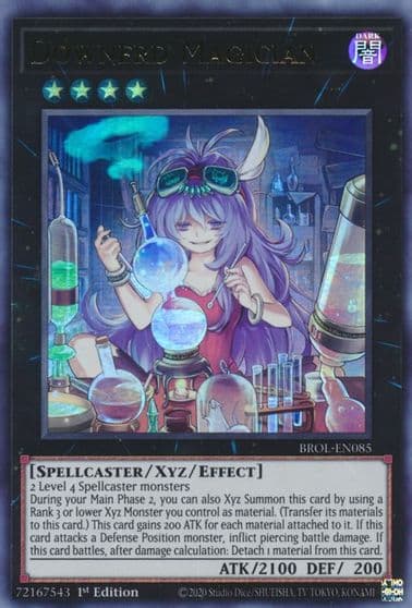 Downerd Magician Brothers of Legend Yu-Gi-Oh! card