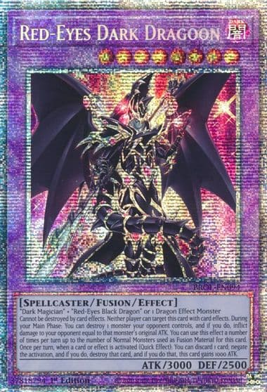 Red Eyes Dark Dragoon Brothers of Legend Yu-Gi-Oh! card