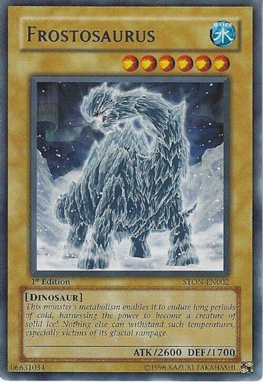 Frostosaurus Strike of Neos Yu-Gi-Oh! card