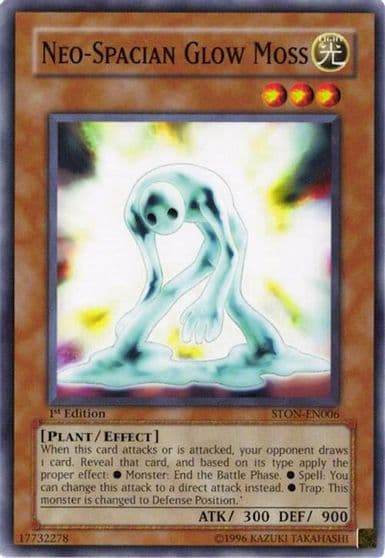 Neo Spacian Glow Moss Strike of Neos Yu-Gi-Oh! card