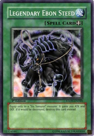 Legendary Ebon Steed Strike of Neos Yu-Gi-Oh! card