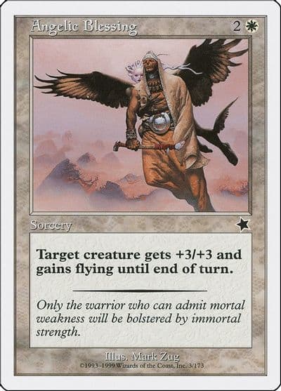 Angelic Blessing Starter 1999 Magic card