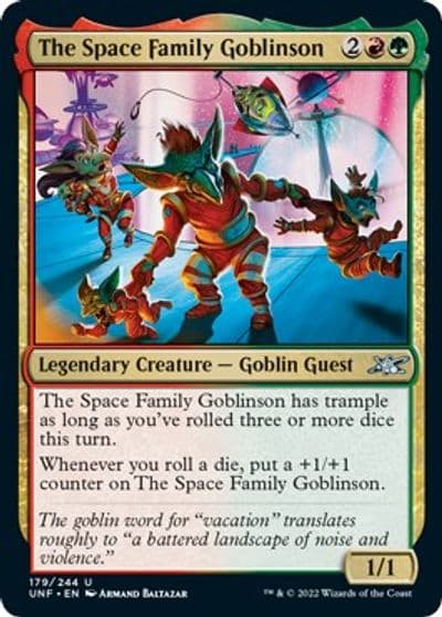 The Space Family Goblinson Unfinity Magic card