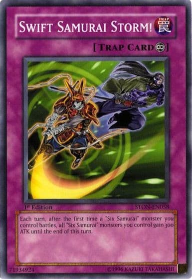 Swift Samurai Storm Strike of Neos Yu-Gi-Oh! card