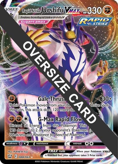 Rapid Strike Urshifu VMAX Jumbo Cards Pokemon card